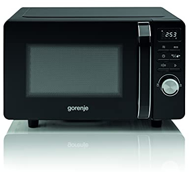 Gorenje Mikrowelle MO 20 S4BC / Stirrer Technologie / AquaClean / 11 Automatikprogramme / 700 Watt / Zeitanzeige / SmartDisplay / 5 Leistungsstufen/ 20l/Edelstahl