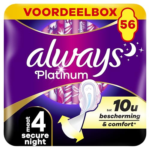 Always Damenbinden mit Flügeln, 56 Stück, Secure Night