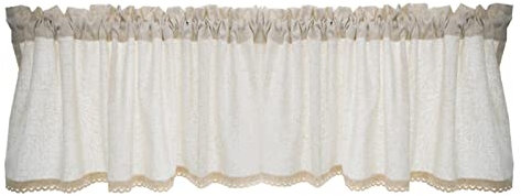 TONZN Window Short Curtain,modern Farmhouse Style,Half Window Curtains,Textured, Not Easy To Fade,Semi Sheer Curtains,For Outdoor Dinner,Vintage Half Curtain (()