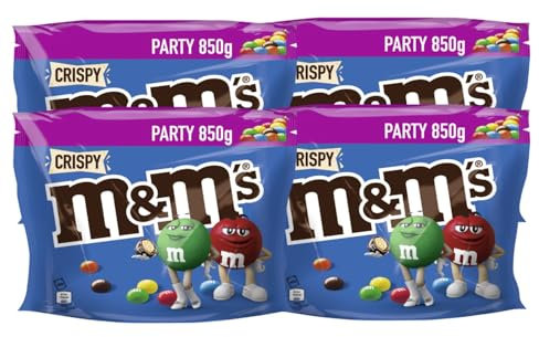 M&M'S Crispy 850g - verschiedene Größen (4 Packungen (3400g))