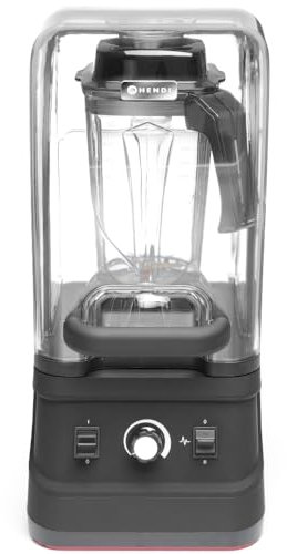 MBH - Batidora profesional con tapa antirruido sin BPA para bares. Batidora de vaso industrial 2,5 Litros para hostelería