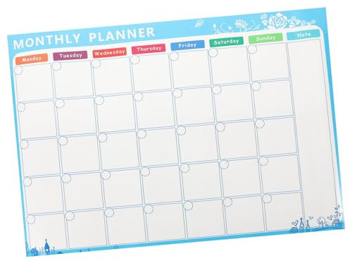 DIYEAH 2stücke Magnetischer Kühlschrankkalender Abwischbares Whiteboard Für Planung Wiederverwendbares Magnetplanungsboard Für Termine Und Erinnerungen Für Haushalt Und Büro