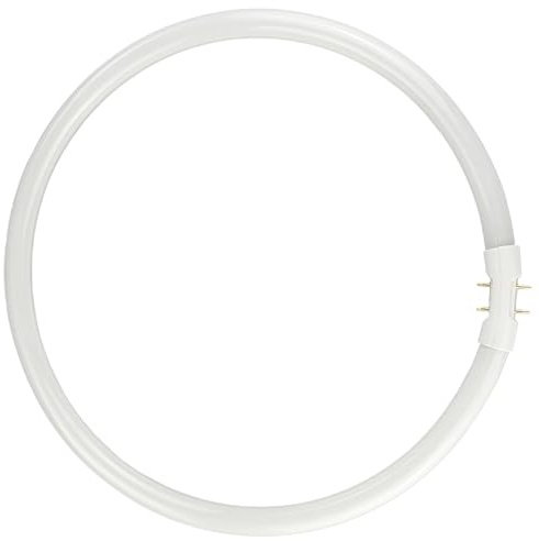 NCC-Licht Leuchtstofflampe T5 Ring 22W/830 2GX13 4P warmweiß 3000K | Runde T5 Leuchtstofflampe Ringröhre Ø225x16mm, gemütliches Licht für Wohnbereiche