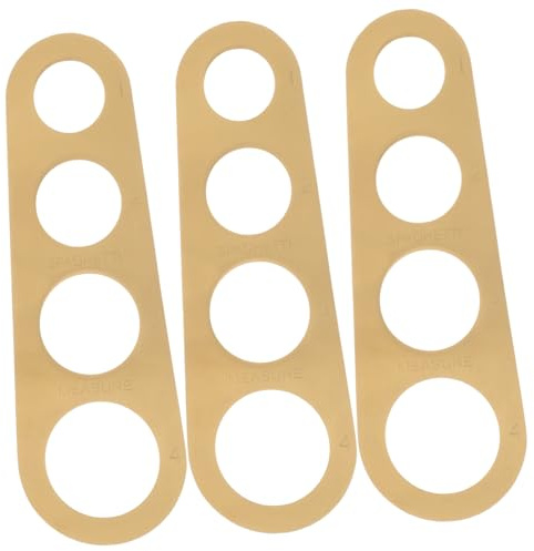 ULTECHNOVO 3pièces Mesureur De Nouilles Spaghetti Acier Inoxydable Outil De Mesure De Pâtes Avec Graduations Claires Pour Portions