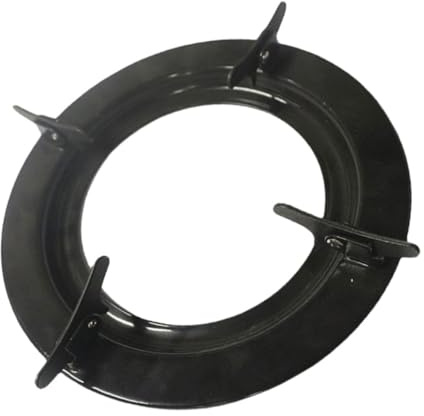 Operitacx Soporte para Estufa de Gas de Hierro Negro, Fácil de Instalar y Compacto, Compatible Wok y Utensilios de Cocina para Uso en Cocinas de Gas