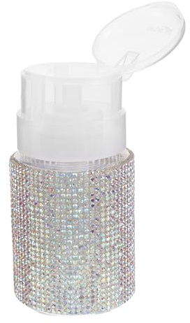 DECOMELODY Flacon Pompe Démaquillant Vide Plastique Blanc Dosette Précise Usage Beauté Voyage Anti-Fuite