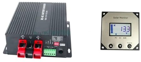 modificada Inversor Corriente Cargador Inteligente Universal CC-CC Lifepo4 12V 90A Batería Litio Ácido Plomo 12 Voltios RV Camper Yate 4WD(Main MT2)