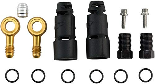 Jagwire Pro Schnellverschlusssystem Adapter-avid Xx Banjo Anschluss-Satz Unisex Erwachsene, schwarz
