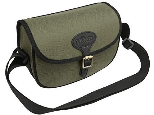 TOURBON 600D Nylon und Leder Shotgun Cartridge Game Bag - Grün (#1)