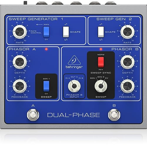 Behringer DUAL PHASE Authentischer Dual-Analog-Phasenschieber mit 12 Optokopplern