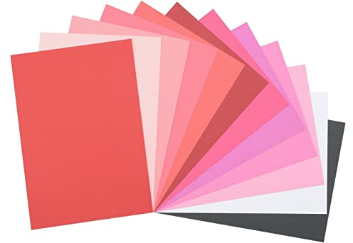 Florence Cardstock Multipack Valentin, 216 g/m², Strukturiertes Papier, A4, für Scrapbooking, Grußkarten, Einladungen, Stanzen, Stempeln, Handlettering Und Andere Papierbasteleien