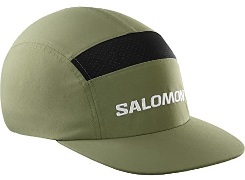 Salomon Runlife Unisex-Kappe Trail running Wandern, Leichter Komfort, Einfache Anpassungen und Alltäglicher Look, Grün, Einheitsgröße