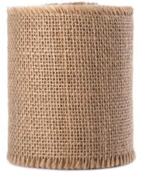 Juteband Geschenkband im Vintage Stil Juteband Dekoband zur Hochzeit Pflanzenschutz 10cm, 5m, 225g/qm.…
