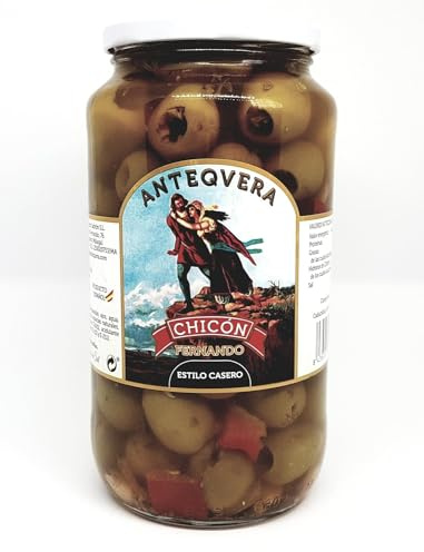 Aceitunas Gordal Deshuesadas Estilo Casero Chicon: Tamaño, Sabor y Comodidad en un Solo Bocado, un Placer Culminante que Eleva tus Experiencias Gastronómicas,(PACK 1).