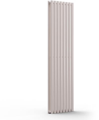 blumfeldt Badheizkörper, Design Heizkörper Flach, Sparsamer Flachheizkörper Vertikal, 1472 Watt Warmwasser Wandheizkörper für Badezimmer & Wohnzimmer, Leiser Vertikal Heizkörper mit Thermostat