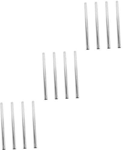 SEWOART 12 Pcs Manche À Balai en Acier Inoxydable Vadrouilles Tiges De Balai Tige D'Extension De Balai Poignée De Vadrouille De Tige De Remplacement pour Vadrouille Tige De