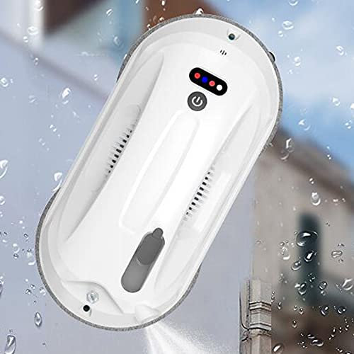 SaryEdge Robot Limpiador de Ventanas, Limpiador Automático de Vidrios para Ventanas, Limpiador Inteligente con Pulverizador de Agua Ultrasónico y Control a través de Teléfon(