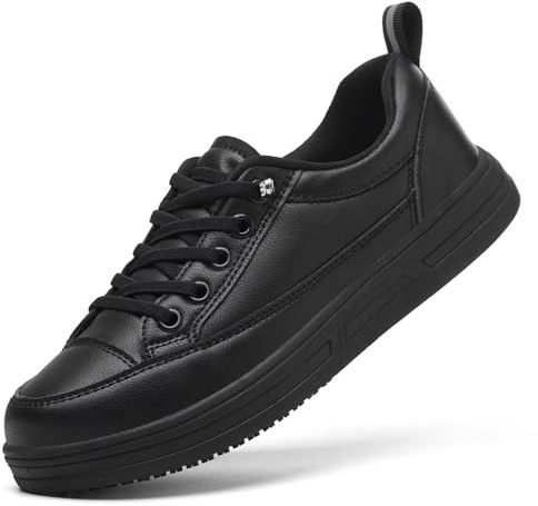 Treesky Non Slip Work Shoes for Women in Food Service - Slip Resistant, Waterproof, Comfortable & Lightweight Sneakers, Suitable for Restaurant, Kitchen & Nursing Crews