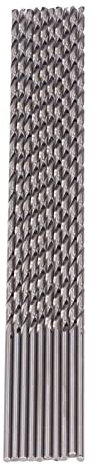 10Pcs Extra Long Twist Drill Bits, Extended HSS Straight Round Shank Processing Tools High Speed Steel Extension Drill Bit for Stainless Steel, Plastic and Wood 2.5x200mm