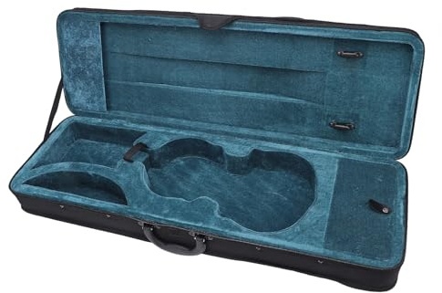 Geigenkoffer, Tragbarer Multifunktionaler Oxford-Stoff-Hartschalen-Geigenrucksack, 3/4-Größe