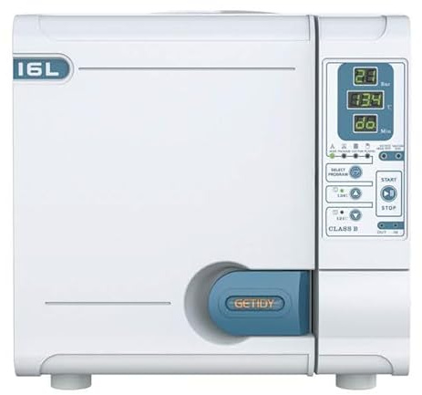 Getidy 16L/23L Labor Pre-Vakuum Dampfautoklav Sterilisator Klasse B mit trocknender Funktion JY-23 (16L)