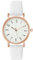 OFFCUP Women's Leather Quartz Watch, Leather Strap Ladies Watches, Analog Quartz Watches with White Dial, 3 Hand Quartz Watch, Premium Fashion Wrist Watch for Women Ladies Girls
