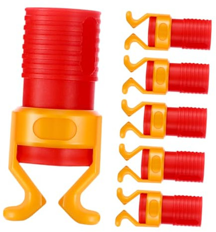 OSALADI 6pcs Universal Screw Gripper Clamp Abs Plastic Drill Screw Holder Sleeve Wood Fixing Attachment Tool for Woodworking
