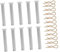 SEWOART Splinte Assortment Securing Cotter Pin Sch Scaffolding Connecting Pins with Clips Stable for Construction Projects Diameter 10 mm Thread 70 mm Durable Accessories for Scaffolding Construction