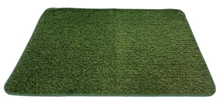 Baoblaze Tappetino per pipì in Erba Artificiale per Cani, sostitutivo dell'erba Sintetica, Tappetino per vasino per l'addestramento in Viaggio, 46 Cm X 71 Cm