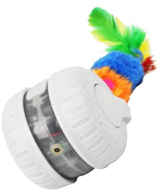 YUGSHNKFC Juguete automático para gatos interactivos, divertido juguete de ejercicio para cámara interior, cazador, USB, recargable, juguete para gatos