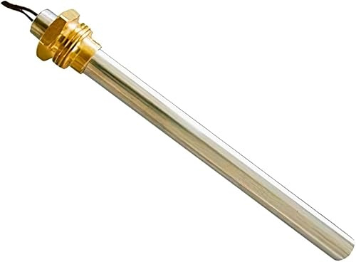 RYELDOM - Resistenza/Candeletta Accensione Stufa a Pellet – 270 W – Diametro 9,9 mm – Lunghezza 130 mm/140 mm – Filettatura 3/8″ GAS – Ricambio per Stufe, Caldaie e Bruciatori