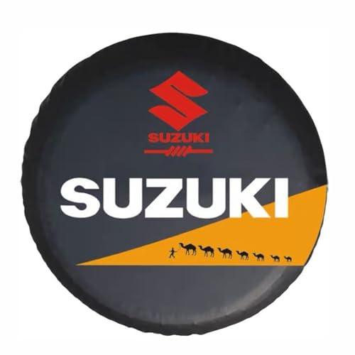 Copertura Ruota di scorta Auto, per Suzuki Grand Vitara XL-7 Samurai Sidekick SX4 Impermeabile e Antipolvere Copertura della Ruota di Scorta Copriruota,F