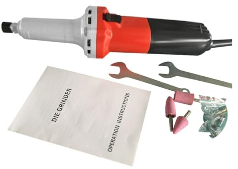 Amoladora Recta Eléctrica De 600 W, Rectificadora Manual Velocidad Variable, Minimáquina Precisión 6 Mm OperacióN De Alta Velocidad
