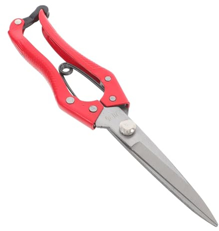 HOMSFOU Ciseaux Manuels à Tonte pour Moutons et Vaches en Acier Carbone, Coupe Précise Ergonomique, Outil Agricole pour Toilettage Animalier, 24 Cm, Usage Ferme Professionnel