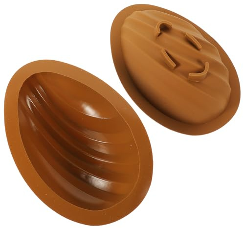 TOYANDONA Molde de Silicona para Pastel de 6 Pulgadas, Juego de 2 Moldes en Forma de Huevo de Pascua, Resistente al Calor, para Galletas y Chocolate Casero, Adecuado para Repostería y