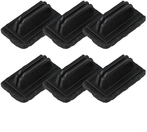 Beatanug Grillschrubber Bürste 6 Pack Grill Reinigungsschwamm mit ergonomischem Griff für Gusseisen Edelstahl Porzellan Emaille Roste Outdoor Küche
