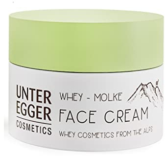 Anti-Aging Gesichtscreme mit natürlichem Q10 | Naturkosmetik mit Molke aus Ziegenmilch | Feuchtigkeitsbehandlung für Frauen / Männer | Tages- und Nachtcreme für sensible, empfindliche Haut | 50 ml