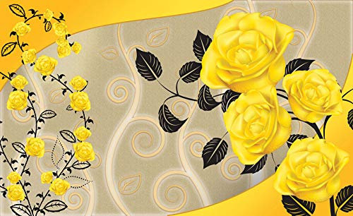 Fototapete Consalnet - Vlies Fototapete Blumen 368x254 cm - Fototapeten - Tapeten - für Wohnzimmer Schlafzimmer - Vliestapete Wandtapete Tapete 3D Effekt- inkl. Kleister - Pflanzen