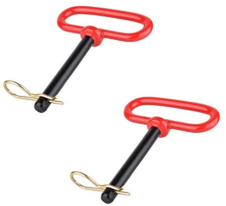 2 Stück Hed Kupplungsbolzen 5/8 Zoll Traktor Kupplungsbolzen Gabelkopf Kupplungsbolzen Zubehör für Traktoren 5/8 x 5-1/2