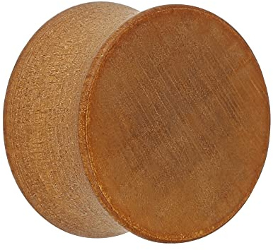 Treuheld® | Holz Ohr Plug | Braun | Double Flared