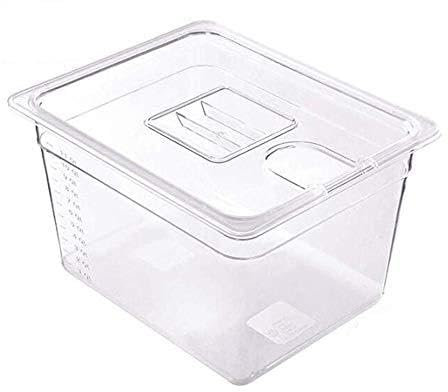 Sous Vide Container Steak Machine Container with Lid Water Tank Bath for Circulator Sous Vide Culinary Immersion Slow Cooker