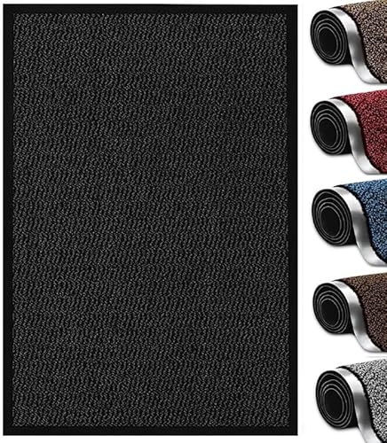 Abaseen Dirt Trapper Door Matts Indoor | Non Slip Rubber Backed Door Mats Outdoor | Heavy Duty Super Absorbent Doormats | Kitchen Mat | Floor Mat | Small, Medium, Large, Extra Large Washable Door Mat