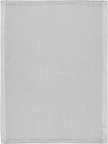 Alvi Strickdecke Piqué grau Pique grau 75x100 cm
