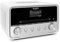 TechniSat DIGITRADIO 586 – DAB+ Hybridradio (Internetradio, UKW, Bluetooth, Spotify, Wireless Charging, App-Steuerung, OLED-Display, USB, CD, MP3, AUX, 20 Watt, Kompakt-Anlage, Fernbedienung) weiß