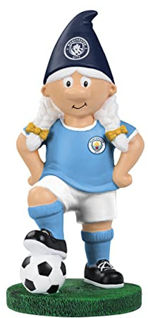 FOCO Officially Licenced Manchester City FC Female Football Garden Gnome