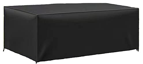 JPudinor Schutzhülle für Gartentisch, 180x130x75 cm, witter- und reißfest, 420D Oxford