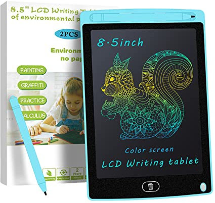 Pizarra Mágica Infantil: Tablet Lcd 8,5 Pulgadas, Tablet Escritura Niños, tablet infantil para dibujar, Pizarra Digital, Tableta de escritura lcd para niños, Tablet pintar, Pizarra Infantil (Azul)
