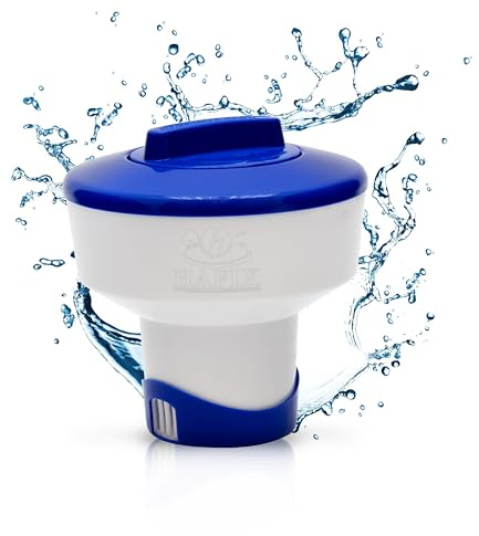 HAFIX Pool-Dosierschwimmer für Chlortabletten bis 200 g, fein regelbar