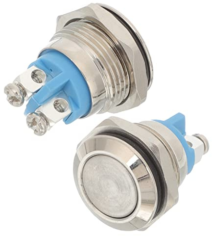 Kit de 2 Botones de Timbre para Puerta Pulsador Iluminado