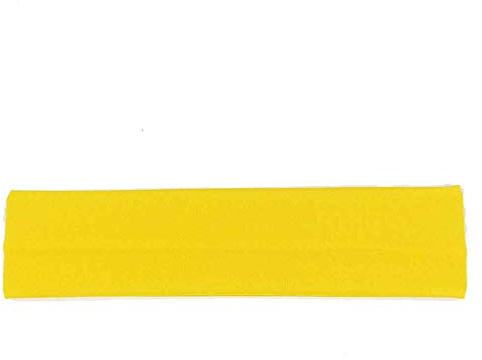 Sport-Stirnband, Fitnessstudio, Workout, Fußball, elastisches Schweißband, tragbar, Outdoor, Wandern, Haarband für Männer und Frauen, Gelb
